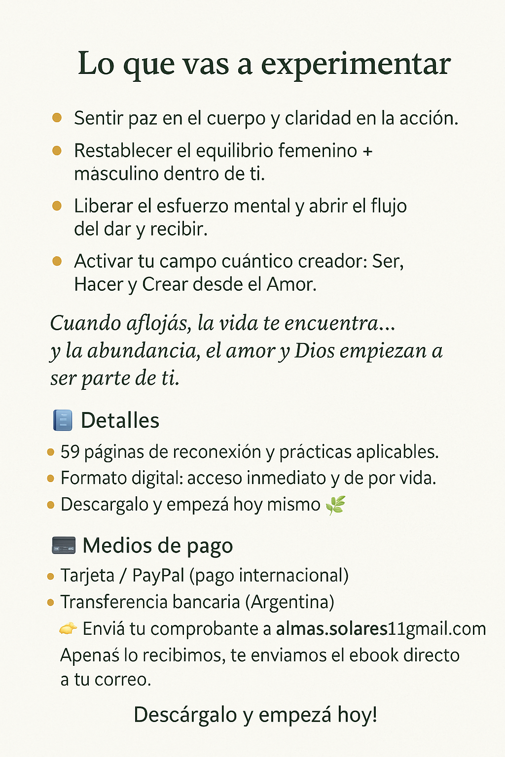 Ebook: SER- HACER- CREAR